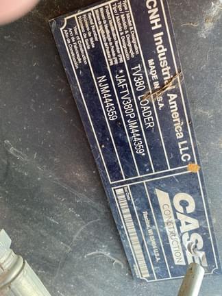 Image of Case TV380 equipment image 1