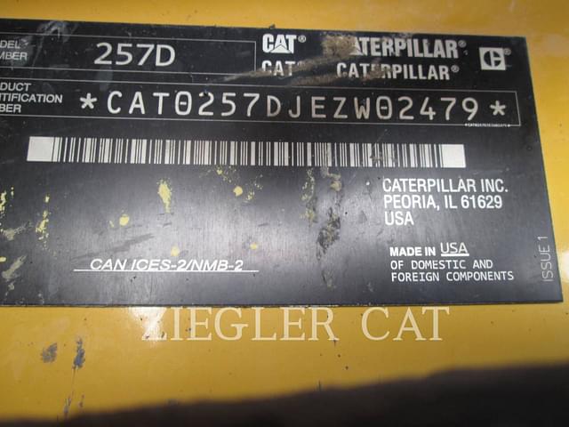 Image of Caterpillar 257D equipment image 1