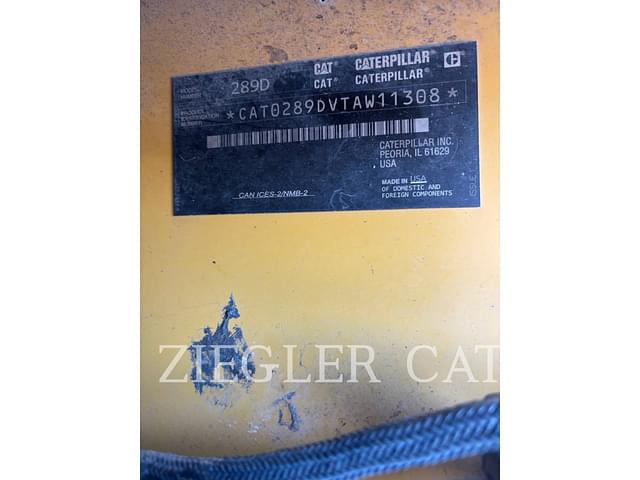 Image of Caterpillar 289D equipment image 2