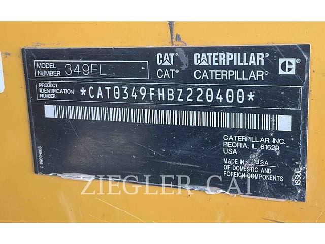 Image of Caterpillar 349FL equipment image 4