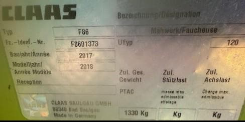 Image of CLAAS Disco 3600RC Contour equipment image 1