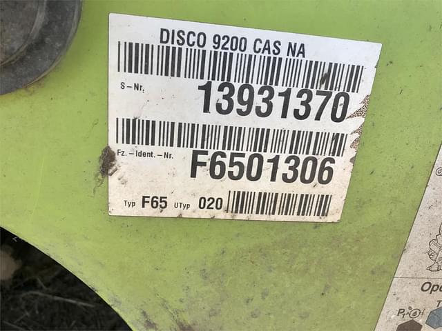 Image of CLAAS 9200C Disco equipment image 4