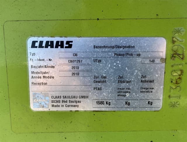 Image of CLAAS PU380 equipment image 2