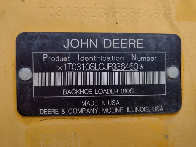 Image of John Deere 310SL equipment image 4