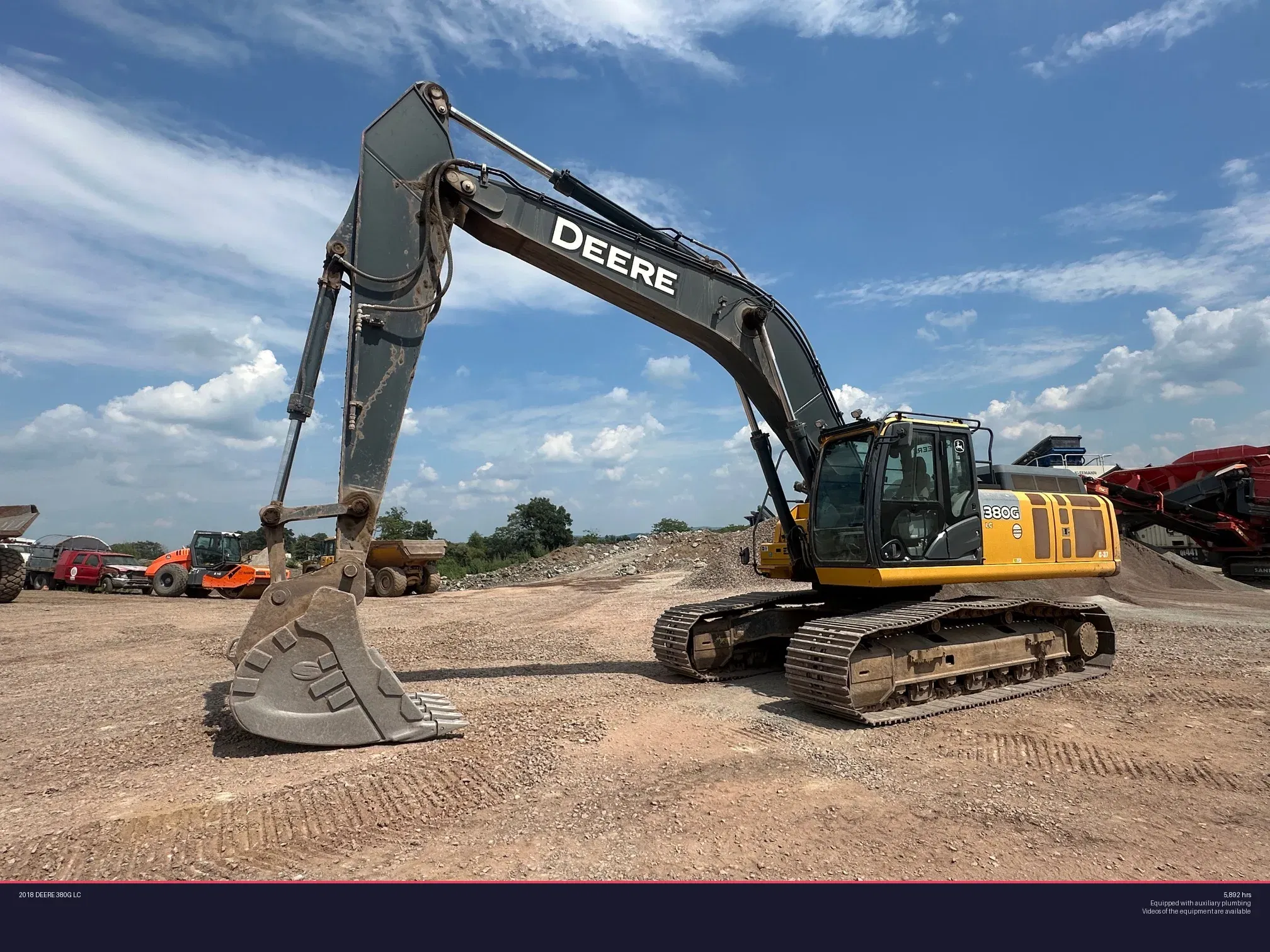 2018 John Deere 380G LC Equipment Image0