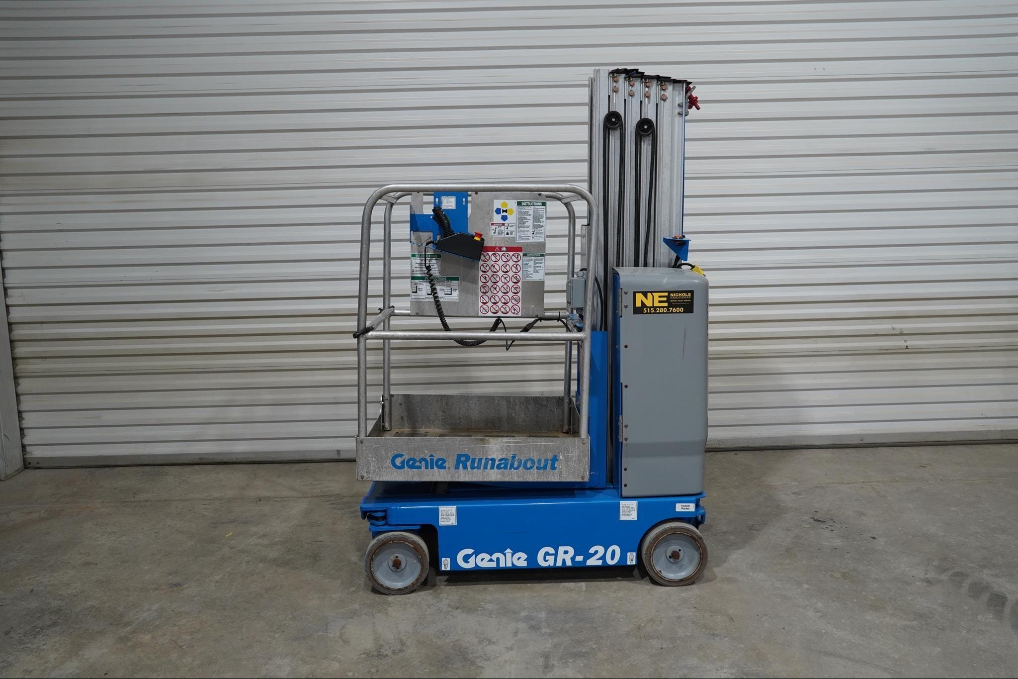 2018 Genie GR-20 Equipment Image0
