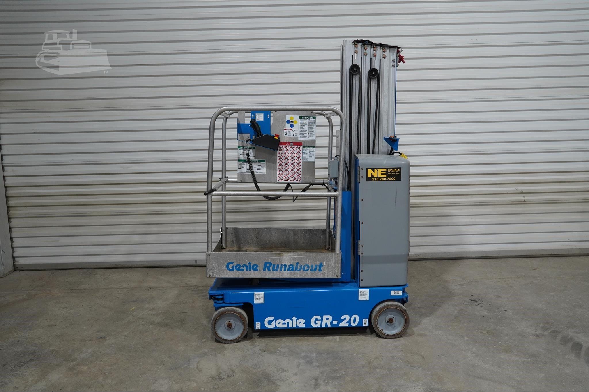 2018 Genie GR-20 Equipment Image0