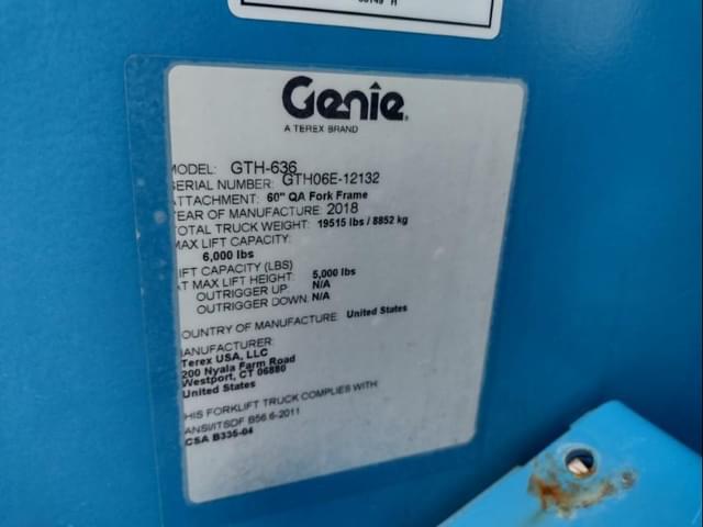 Image of Genie GTH636 equipment image 4