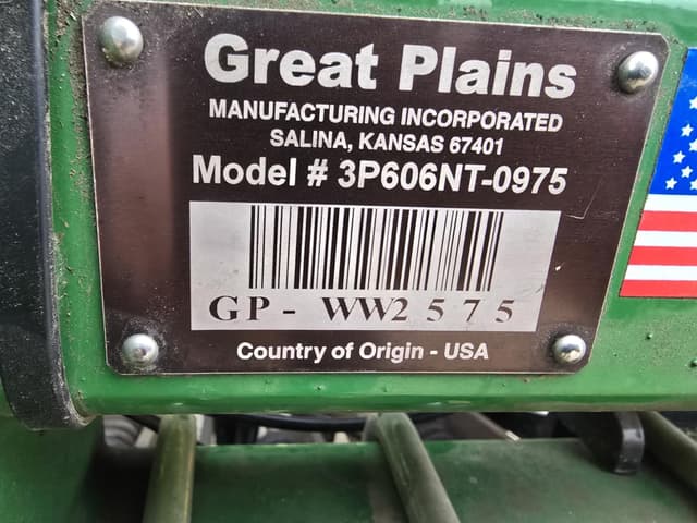 Image of Great Plains 3P606NT equipment image 4