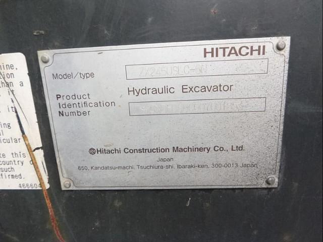 Image of Hitachi ZAXIS 245 USLC equipment image 4