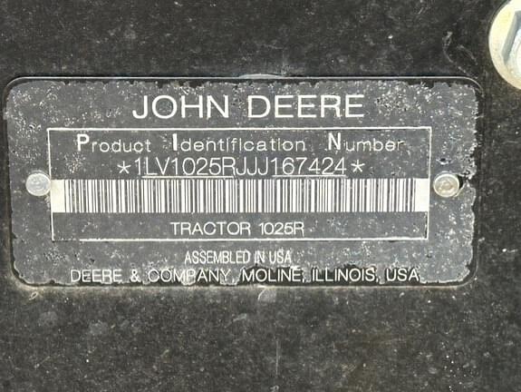 Image of John Deere 1025R equipment image 1