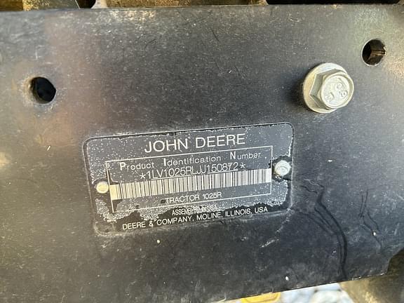 Image of John Deere 1025R equipment image 1