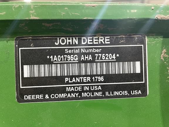 Image of John Deere 1795 equipment image 2