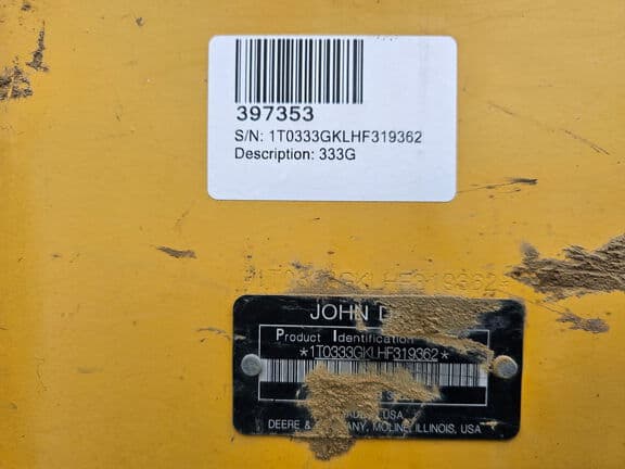 Image of John Deere 333G equipment image 1