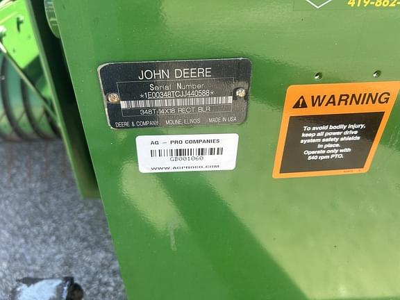 Image of John Deere 348 equipment image 1