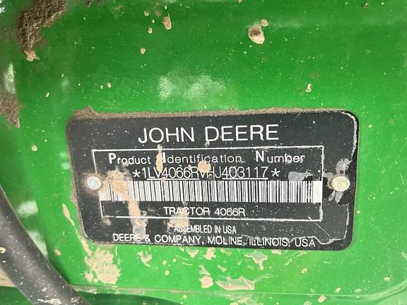 Image of John Deere 4066R equipment image 1