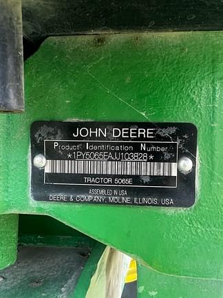 Image of John Deere 5065E equipment image 1