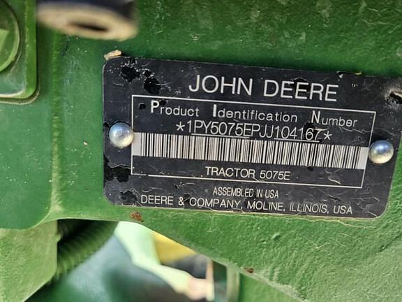 Image of John Deere 5075E equipment image 2