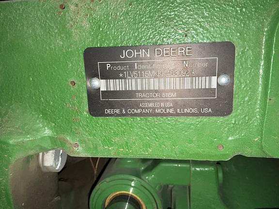 Image of John Deere 5115M equipment image 1