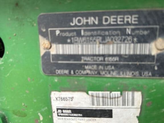 Image of John Deere 6155R equipment image 4