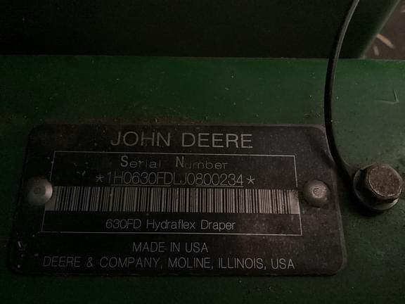 Image of John Deere 630FD equipment image 3