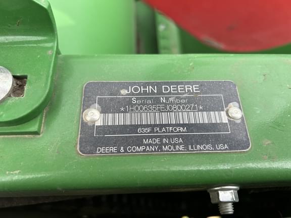 Image of John Deere 635F equipment image 2