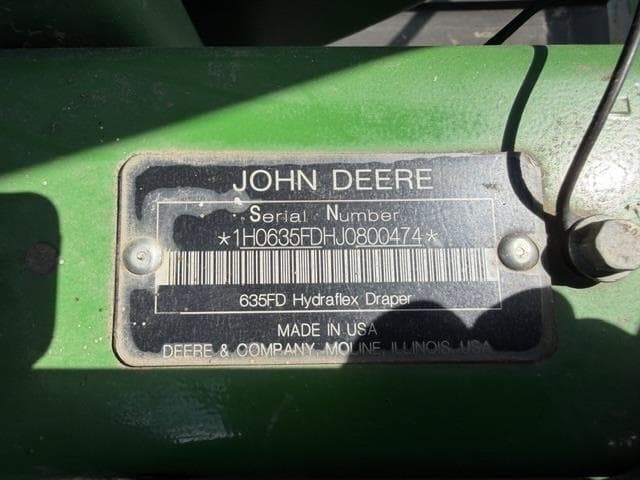 Image of John Deere 635FD equipment image 1