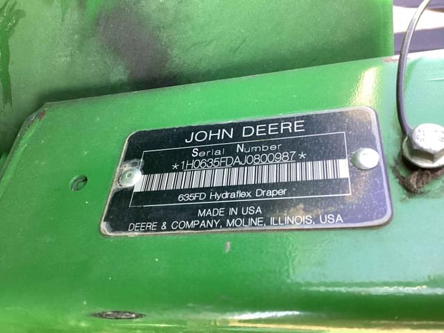 Image of John Deere 635FD equipment image 2