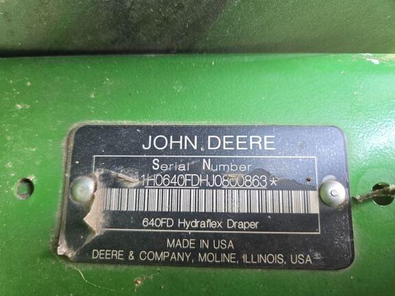 Image of John Deere 640FD equipment image 4