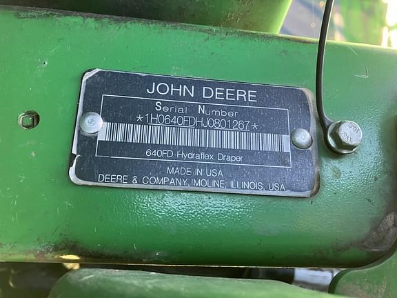 Image of John Deere 640FD equipment image 4