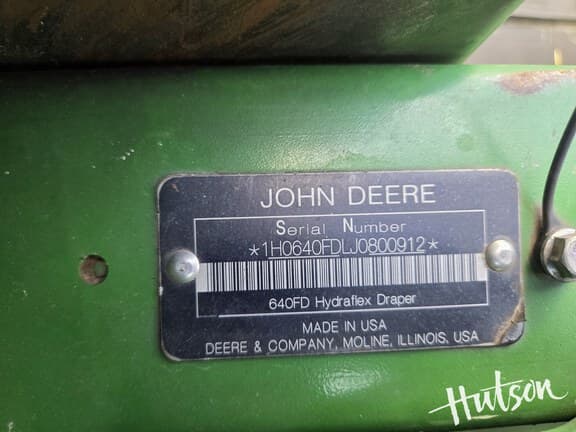 Image of John Deere 640FD equipment image 4