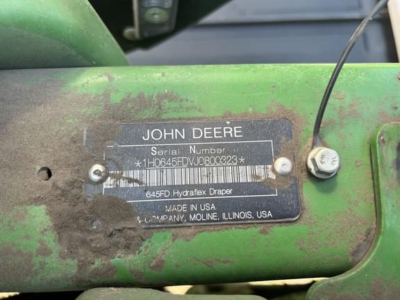 Image of John Deere 645FD equipment image 4
