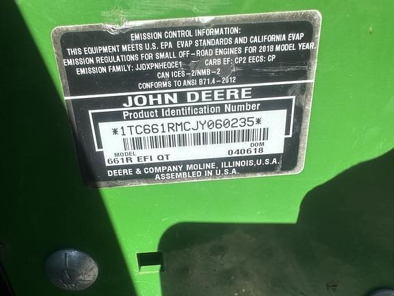 Image of John Deere 661R equipment image 2