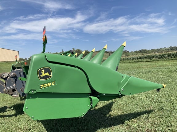 SOLD - 2018 John Deere 708C Stock No. 343837 Harvesting with 8 Rows ...