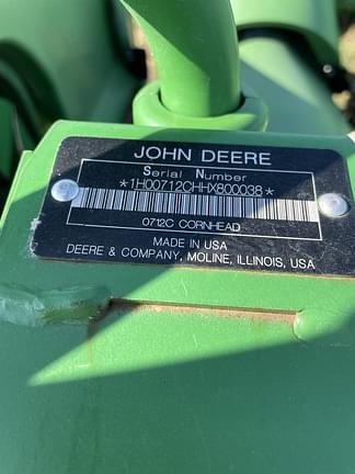 Image of John Deere 712C equipment image 4