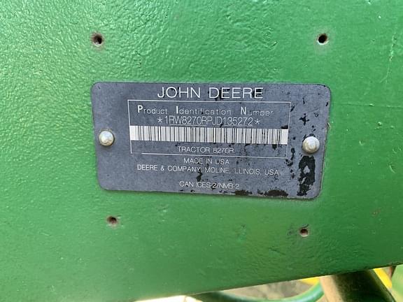 Image of John Deere 8270R equipment image 2