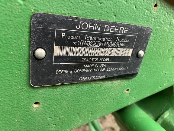 Image of John Deere 8295R equipment image 4