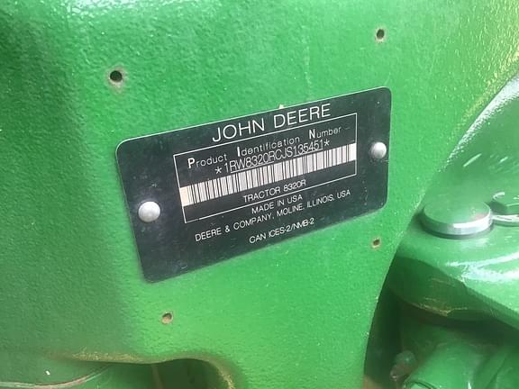 Image of John Deere 8320R equipment image 1