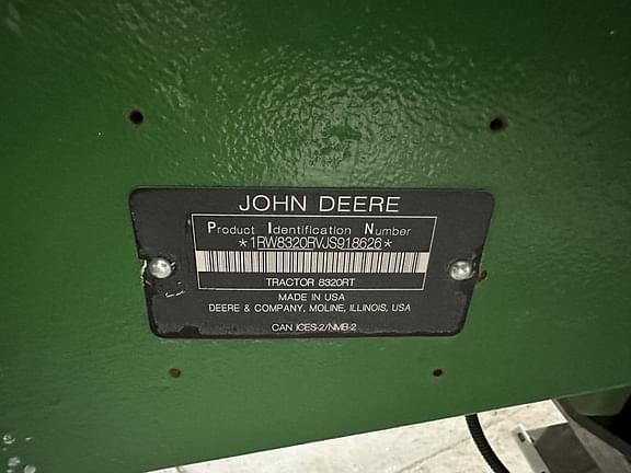 Image of John Deere 8320RT equipment image 2