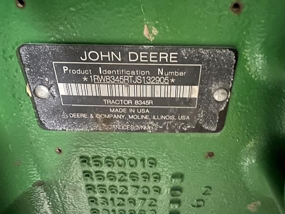 Image of John Deere 8345R equipment image 1