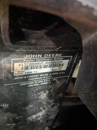 Image of John Deere 8800A equipment image 1
