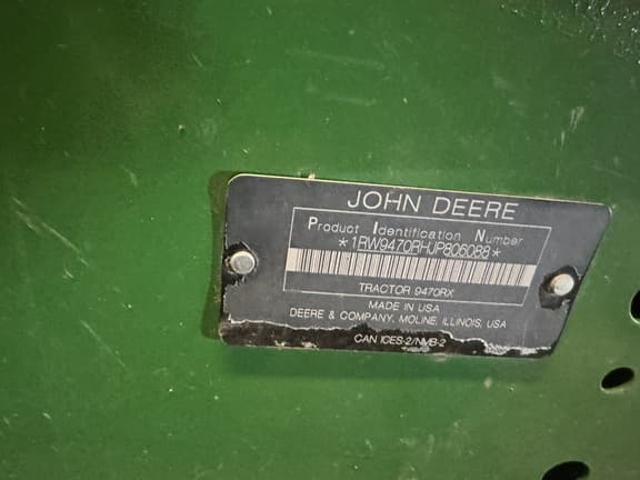 Image of John Deere 9470RX equipment image 4