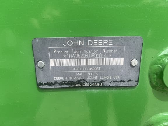 Image of John Deere 9520RT equipment image 3