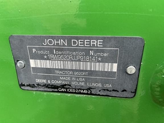 Image of John Deere 9520RT equipment image 1