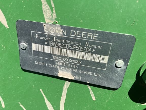Image of John Deere 9620RX equipment image 1