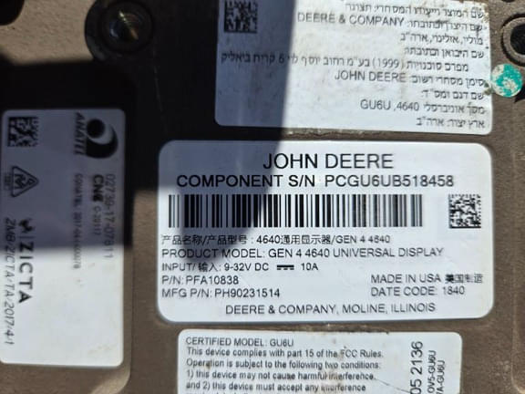 Image of John Deere 4640 equipment image 4