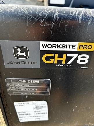 Image of John Deere GH78 equipment image 2