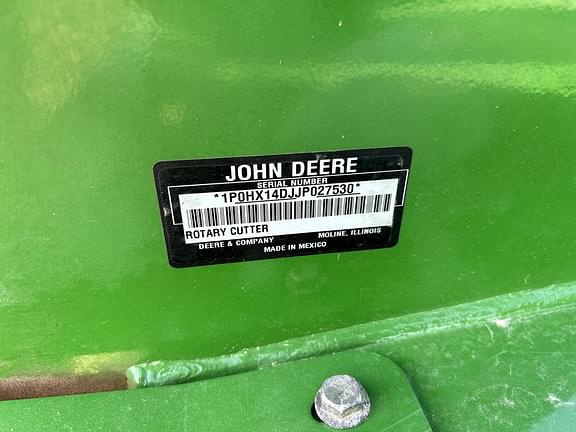 Image of John Deere HX14 equipment image 4