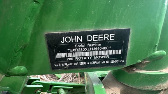 Image of John Deere R280 equipment image 3