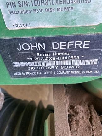 Image of John Deere R310 equipment image 1